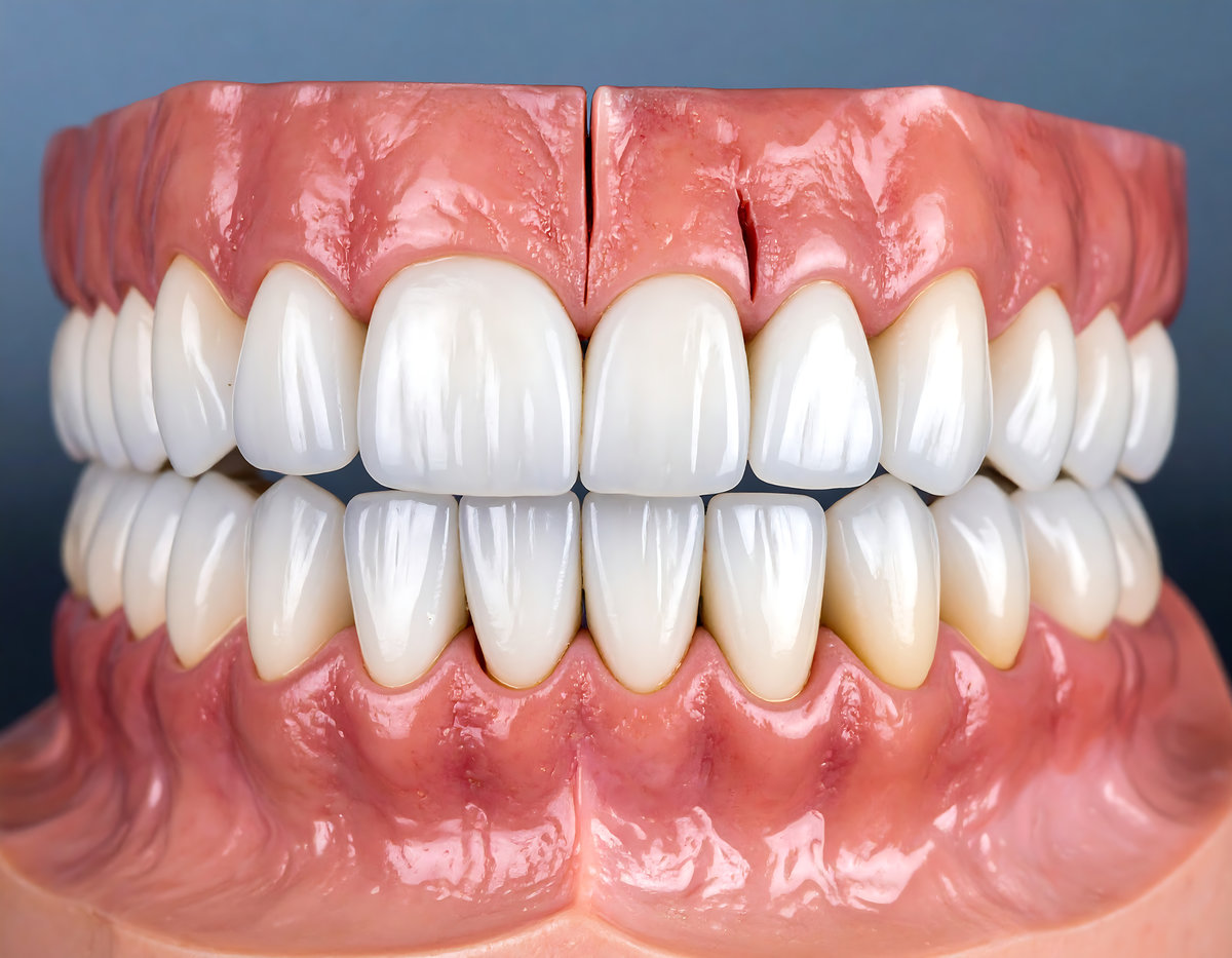 Dental model, teeth restoration