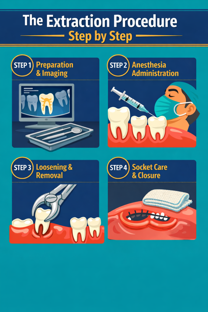 Tooth Extraction infographic
